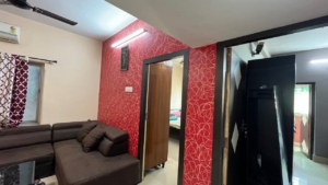 2 bhk fully furnished flat in lake town on sale near vip main road kolkata